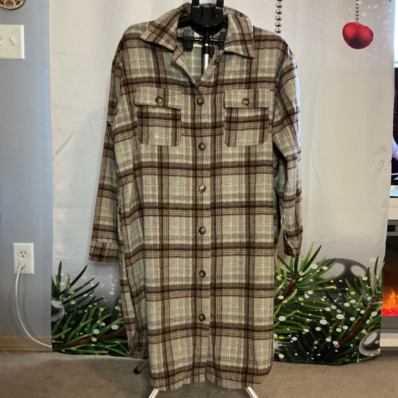 Panache Long Shacket - Picture 1 of 2